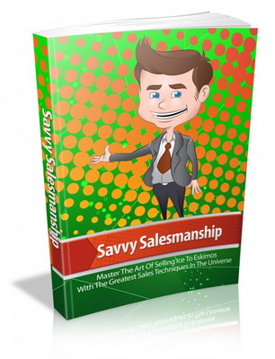 Product picture Savvy Salesmanship 